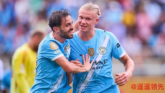 哈兰德(右)升至金靴赔率第一