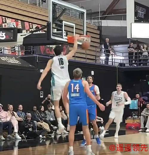 杨瀚森14分17板2助2帽半场两双！混音二番战再胜蓝队