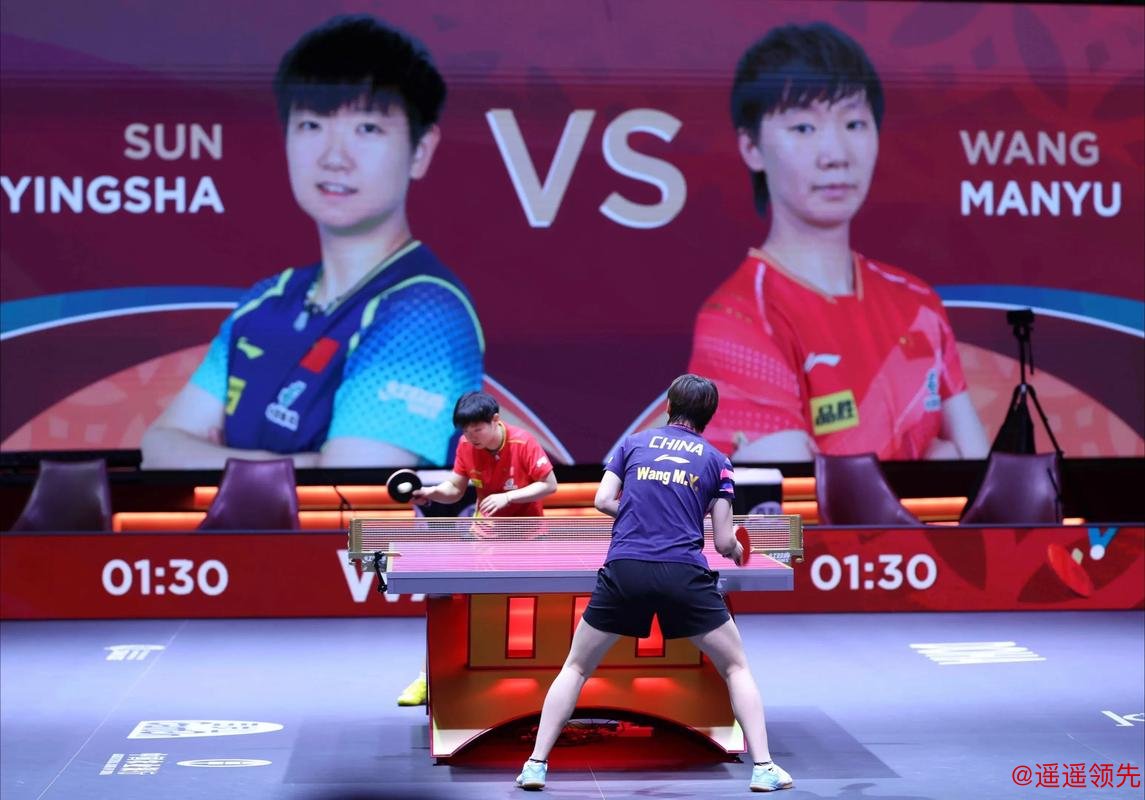 国乒女双收获两个世乒席位 孙颖莎王曼昱横扫赢球