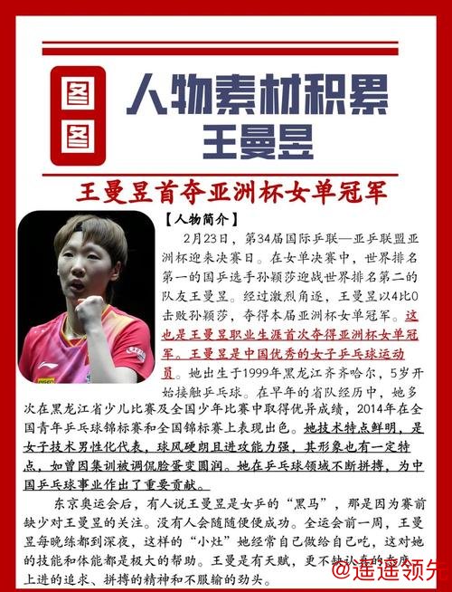 国乒巴黎奥运参赛名单 王曼昱无缘单打莎头兼三项