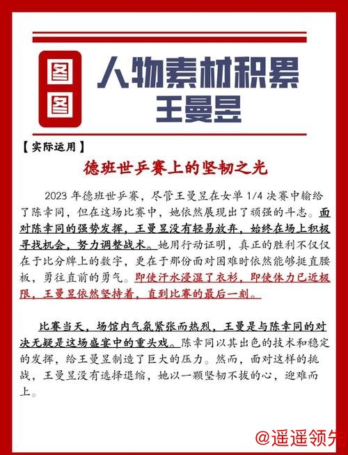 国乒巴黎奥运参赛名单 王曼昱无缘单打莎头兼三项